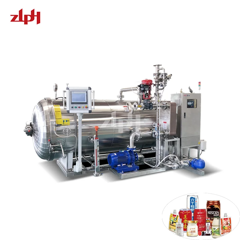 Double-Door Retort Autoclave Steam Sterilizer Restaurant Component Pump and PLC Competitive Price