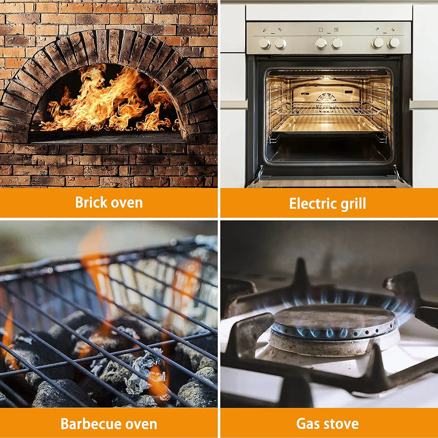 Wholesale 15 inch pizza stone set with pizza dough scraper high quality pizza baking stone.