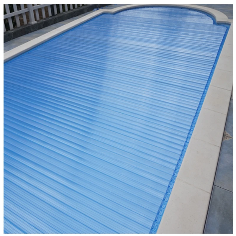 POOLMAX Professional custom size waterproof foldable swimming pool safety automatic cover pvc slats high quality