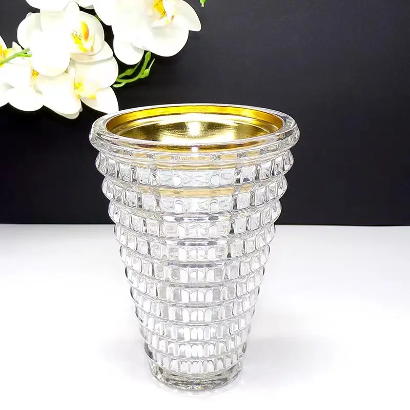 French Luxury Arabic Censer Boutle Crystal Incense Stick Burner Bright Series Bukhoor Burner Incense
