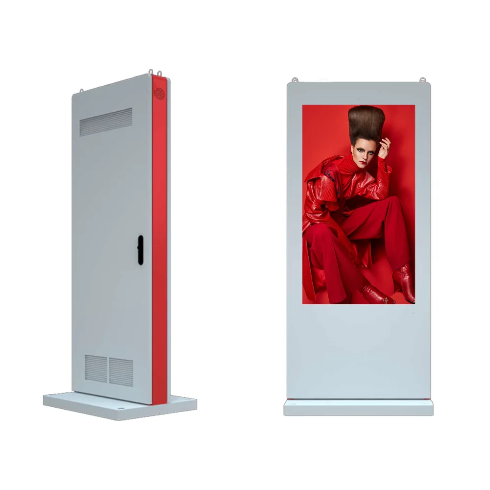 49 inch wall mounted floor standing outdoor advertising machine, digital signage, LCD display screen, waterproof