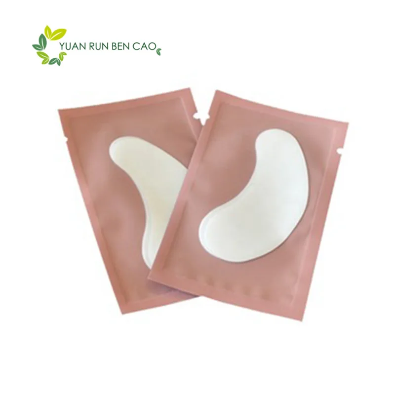 Green pink under eye patches gel eye pads for Eye Skin Care
