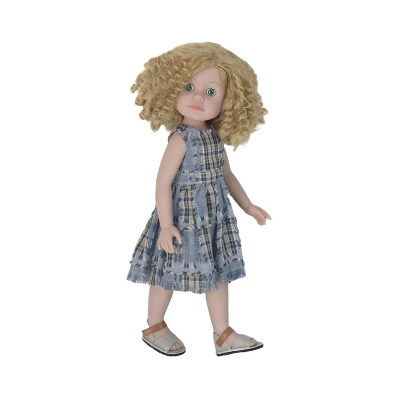 Vinyl Doll Factory Custom Wholesale Fashion High Quality 35 cm AG 14 Inch American Dolls Girl