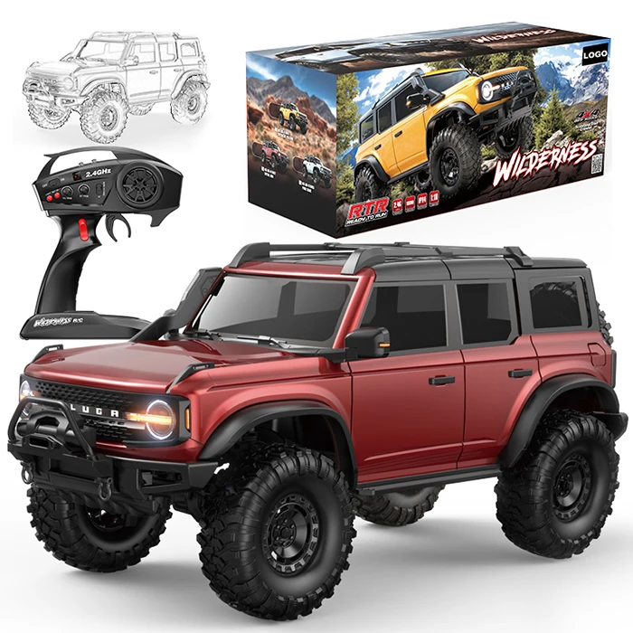 2.4ghz 4x4 Hobby Remote Control Car Rc Truck And Traile Toys Climbing Off-Road Vehicle 1/10 Rc Rock Crawler