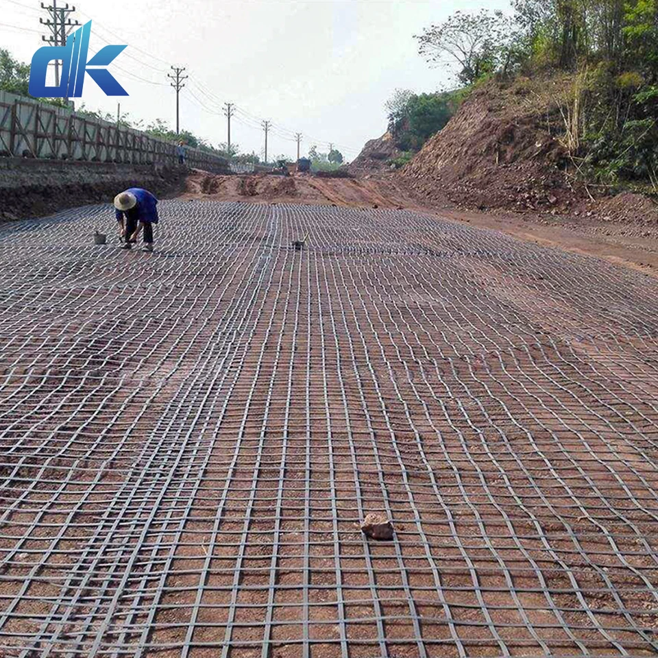  Полиэфирная Двухосная георешетка Dingkun 30kn 100knm 200