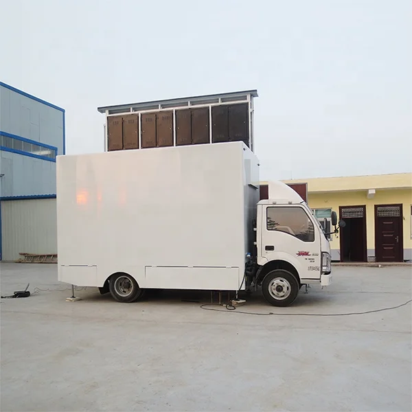 HUAYUAN наружный P5 мобильный рекламный светодиодный экран/автомобиль/Фургон/прицеп/грузовик дисплей