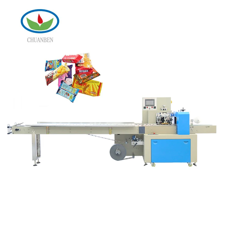 High quality multi-function  automatic biscuit horizontal packaging machine