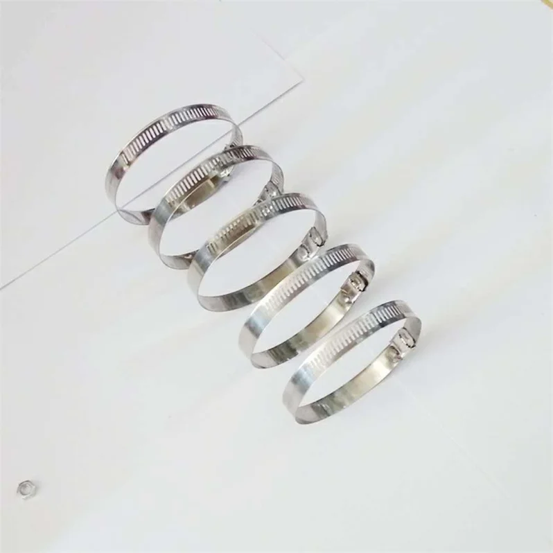 IDO-FIX High Quality Wholesale American 201 304 stainless steel hose clamps adjustable pipe clamp worm gear