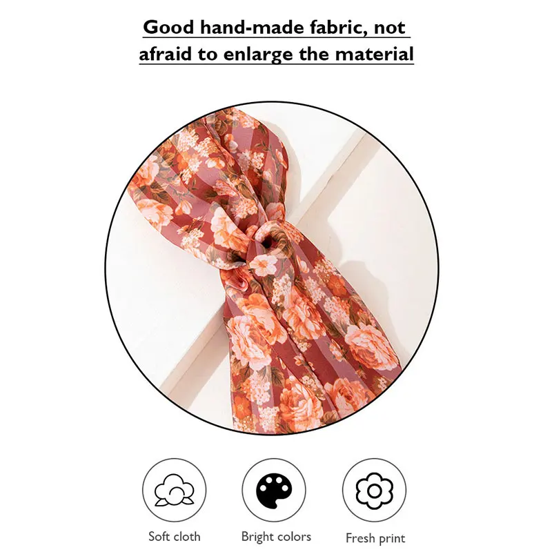 The European and American designer knot with tie-dye girl hairpin   source fabric hair band