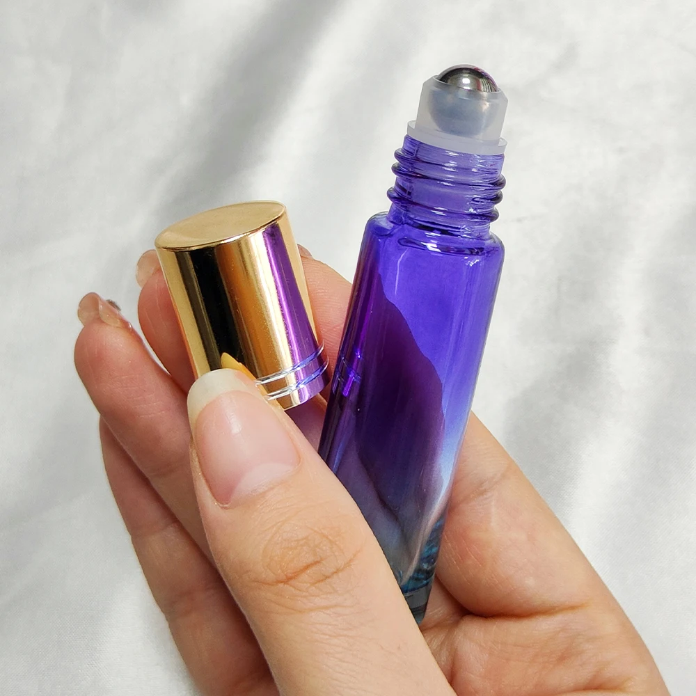 perfume roll on bottle with box 10 ml  pe deodorant bottles 5ml in india 10ml amber roll-on