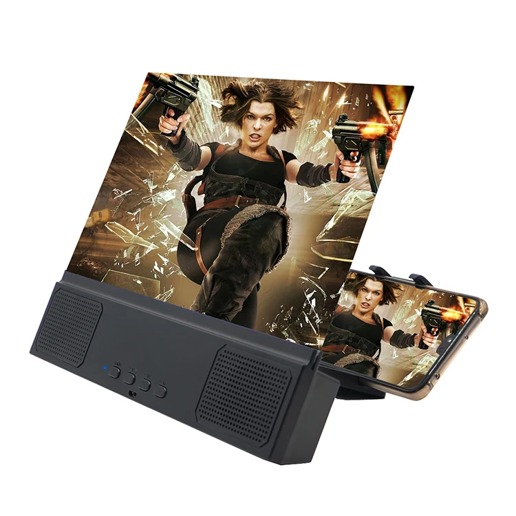 Kingamei2021 12in увеличитель экрана мобильного телефона 3D HD увеличитель экрана телефона сотовый телефон Фильмы Видео усилитель