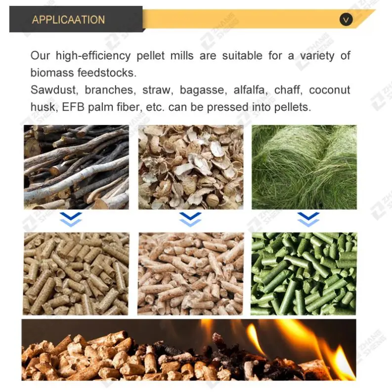 flat die pellet horizontal machine pellet machine flat die pelletizer zhangsheng machinery making