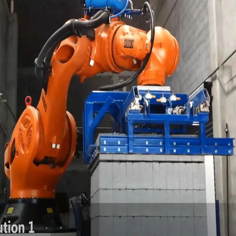 Kuka Kr20 R1810 Manipulator With Linear Rail Guide For Pick And Place Palletizing Robot