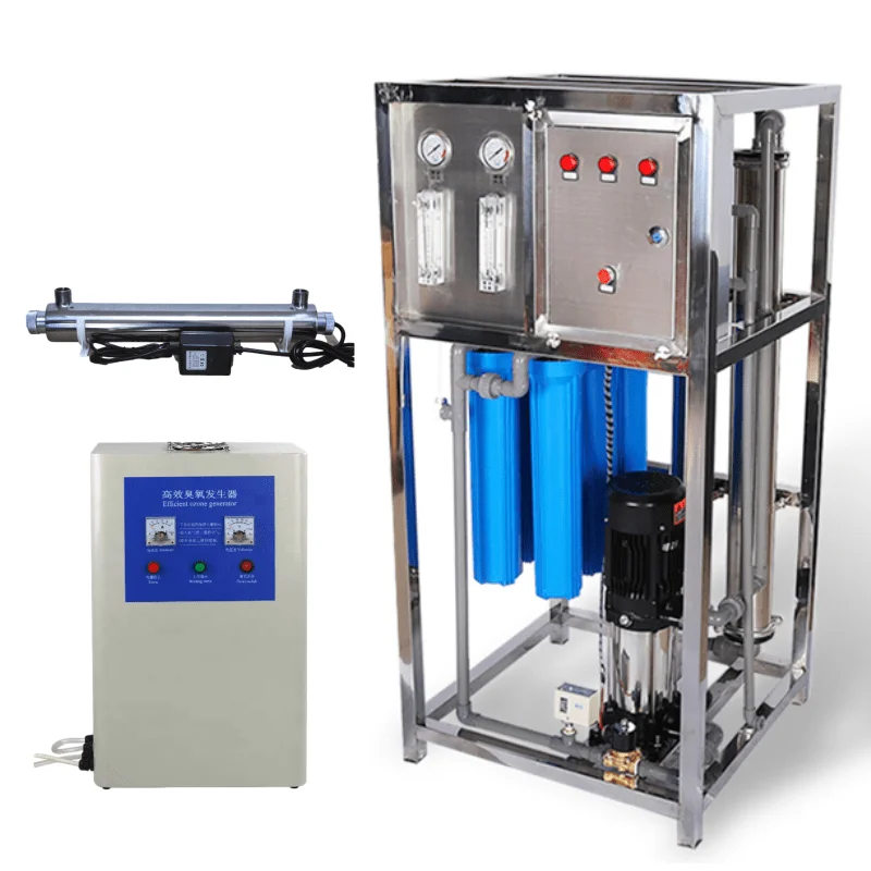 УФ-озонирование л/ч, система питьевой воды с обратным осмосом, оборудование для обработки воды