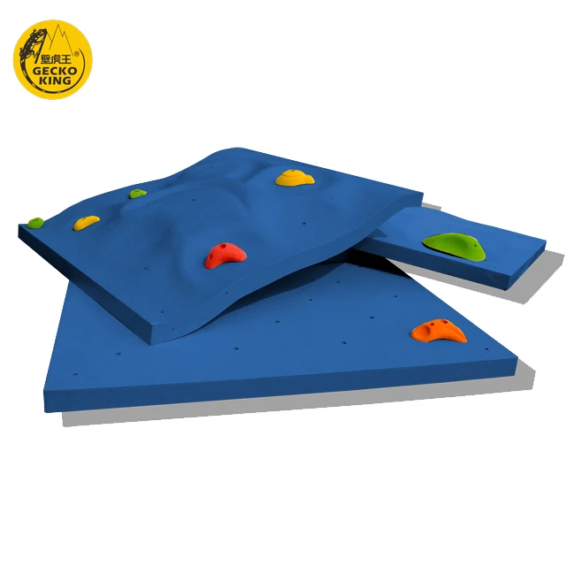 3D 1000mm*1000mm*50mm*8T panel rock climbing walls