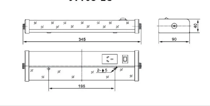 Perferent and Durable,1x8W Marine Light JTY08-1A Fluorescent Bedside Light,The Series of Marine Fluorescent Lights for Boat