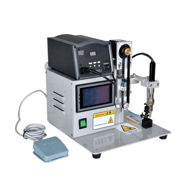 Treadle Type Automatic And Semi-automatic Tin Welder Soldering Machine Type C/ Aux/ USB / PCB /Led Lights/ Power Plug