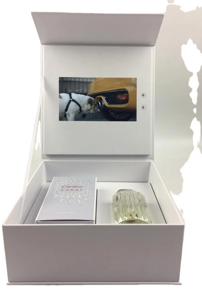 bespoke advertising business video boxes box gift lcd screen lcd display box