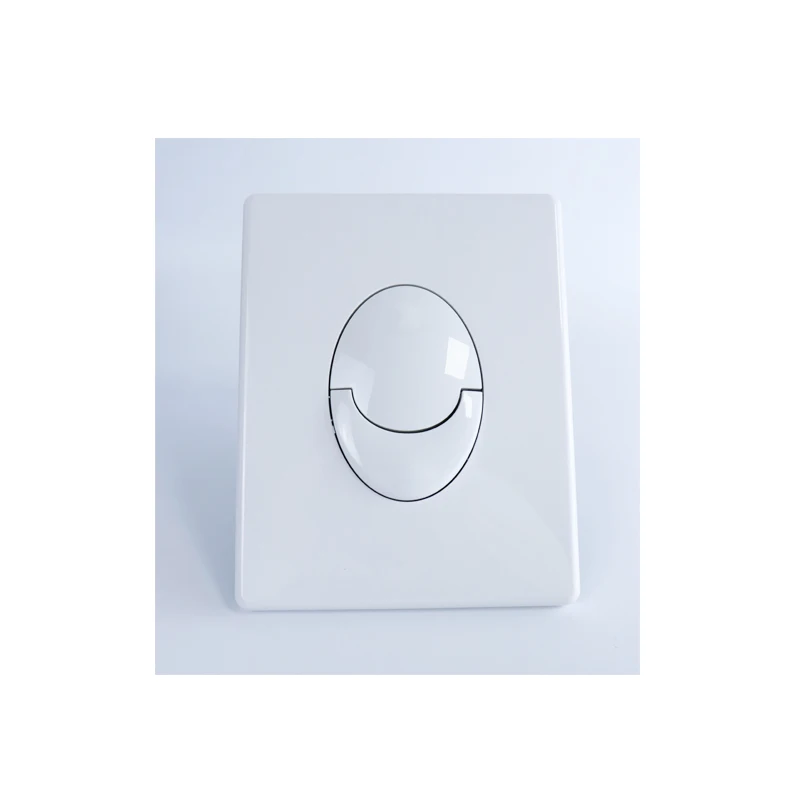Wall Mounted Concealed Cistern Push Panel White Dual Push Buttons fit with Grohe flush plate 38505000 Skate Air Plate