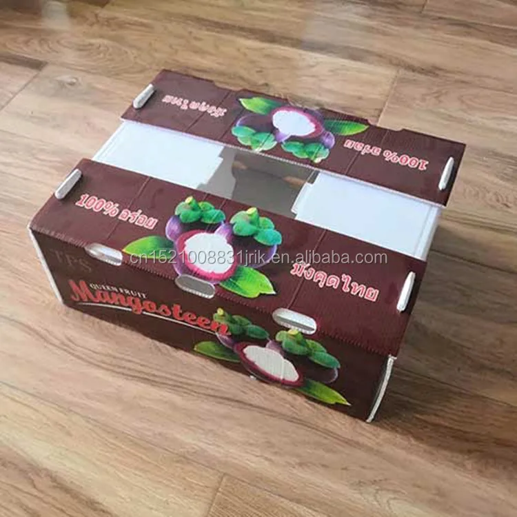 Mannkie Collapsible PP Plastic Corrugated Corflute Mangosteen Packing Case Coroplast Nuc Packaging Storage Polionda Danpla Box