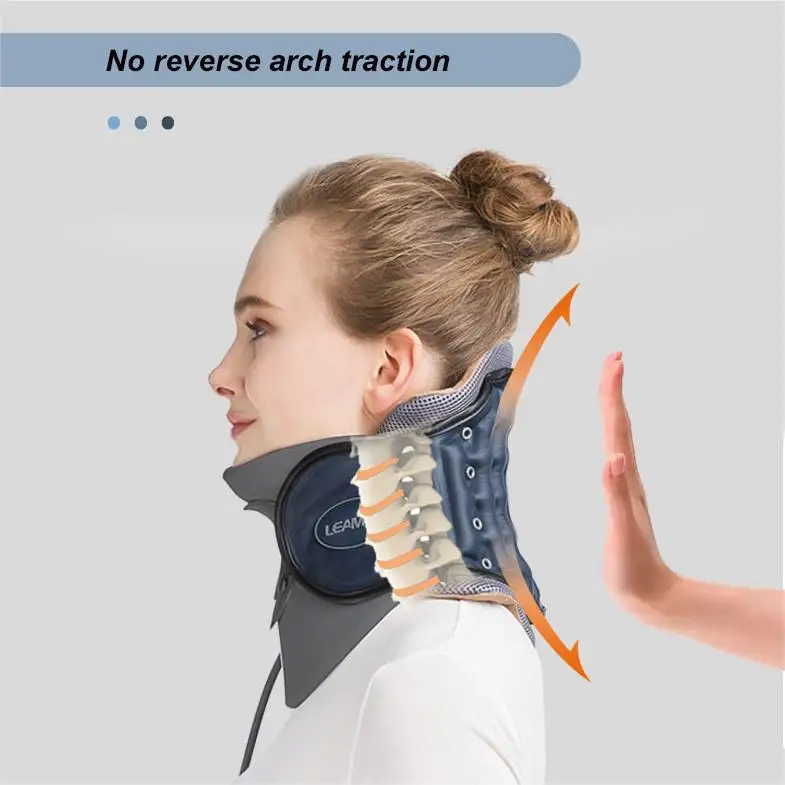 efficiently Supports Neck And Head Air Neck Traction For Neck Massager Pain Relief