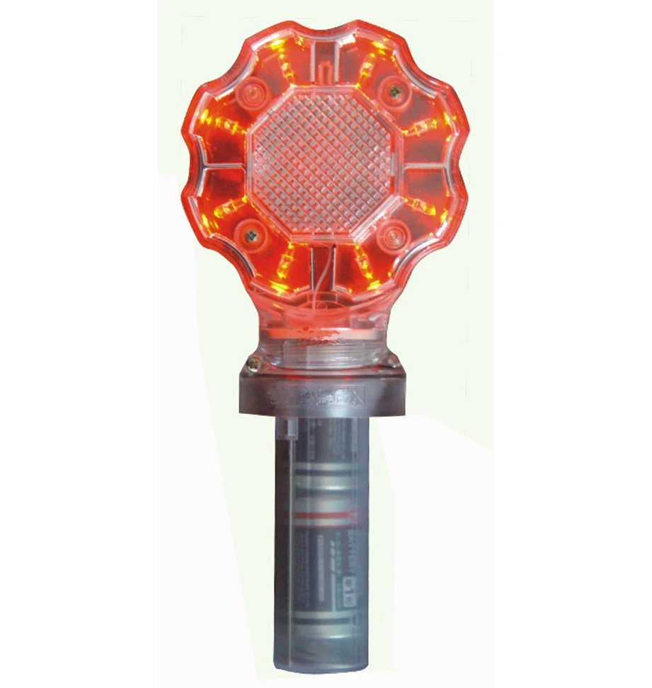 New type led road flares flashing warning light
