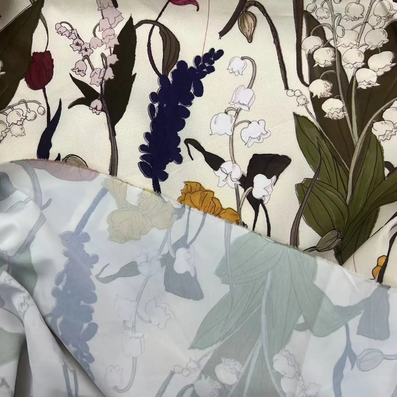 factory  high quality floral style 100%polyester  digital print fabric pongee fabric taffeta fabric for coat jacket outer lining