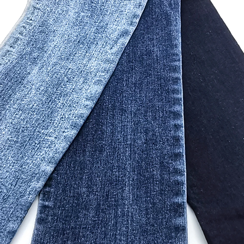10OA+10slub*C16/70+75 Cotton polly spandex denim fabrics