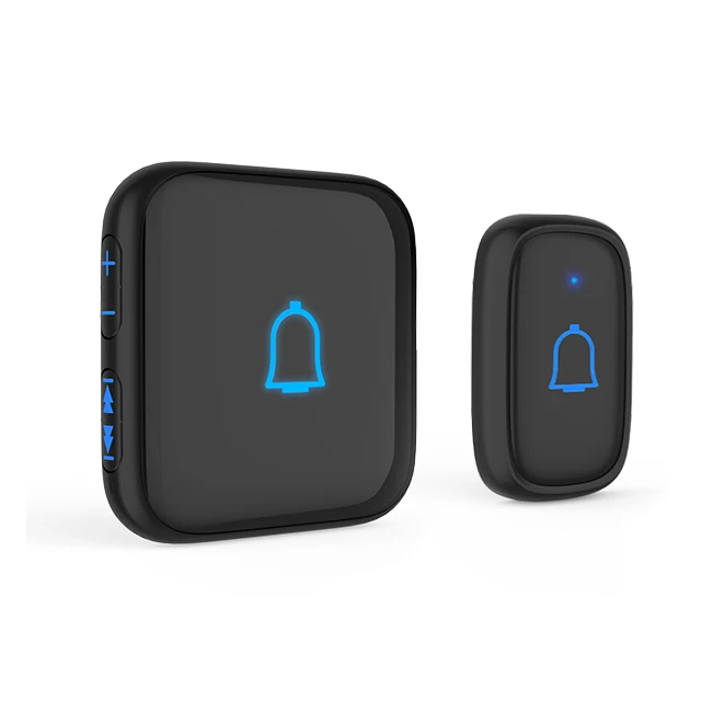 Customized 1000 Feet 56 Ring Tone Forecum Waterproof Doorbell Wireless Indoor Intercom Door Bell