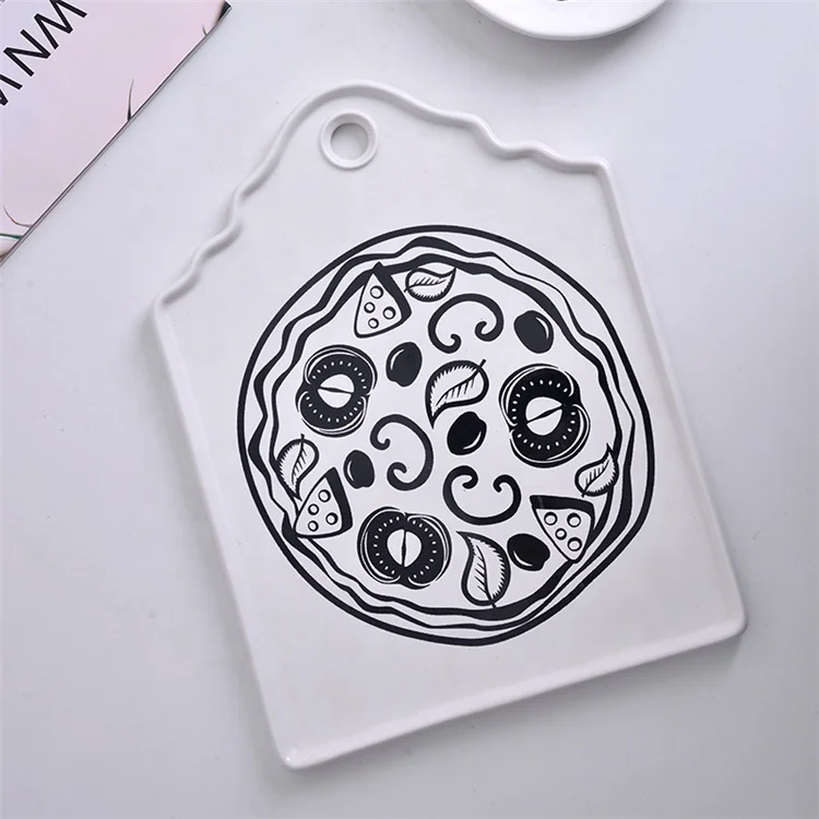 christmas chinese porcelain PIzza Plate Cheese Board Mug White chaozhou ceramic tableware Set For Party Themed