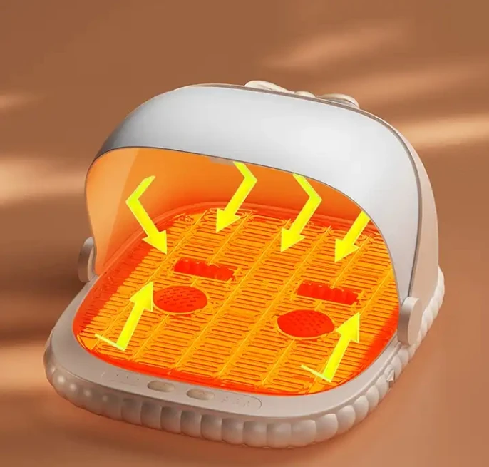 2024 New Design Electric Foot Warmer Heater Charging Warm Foot Heating Pad Gift For Winter