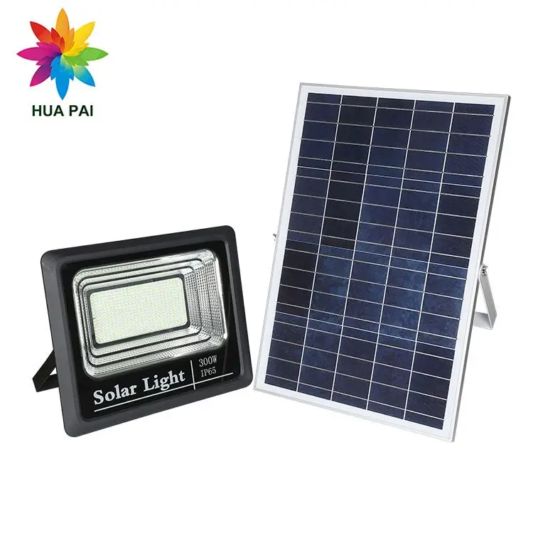 
HUAPAI Ce Rohs Outdoor 10w 25w 40w 60w 100w 200w 300w Explosion Proof Solar Powered Led Flood Light 