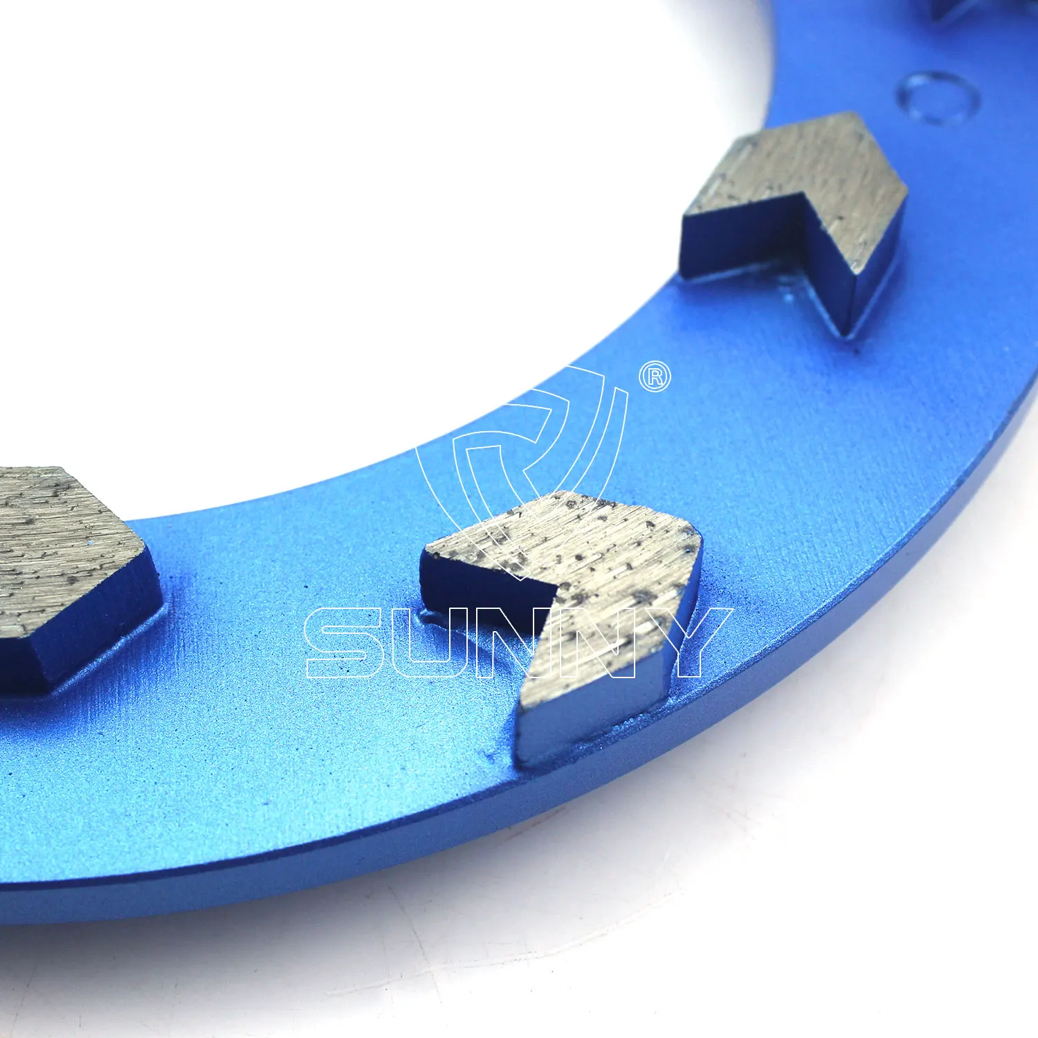 Sunny Premium Diamond Grinding Disc 240mm Arrow Segment Concrete Grinding Ring Wheel for Brand Grinder