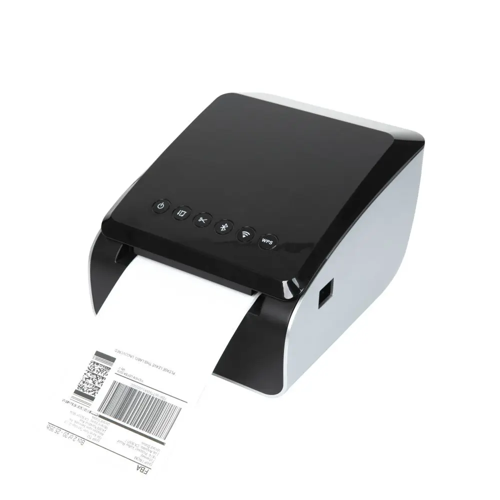 Brother 110mm 4 inch Thermal Label Wifi Printer Wireless, Fast Electronic Label  LP45, Black