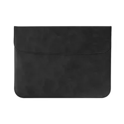 Foldable sublimation blanks custom logo laptop sleeves pu leather laptop sleeve bags for macbook 13 15