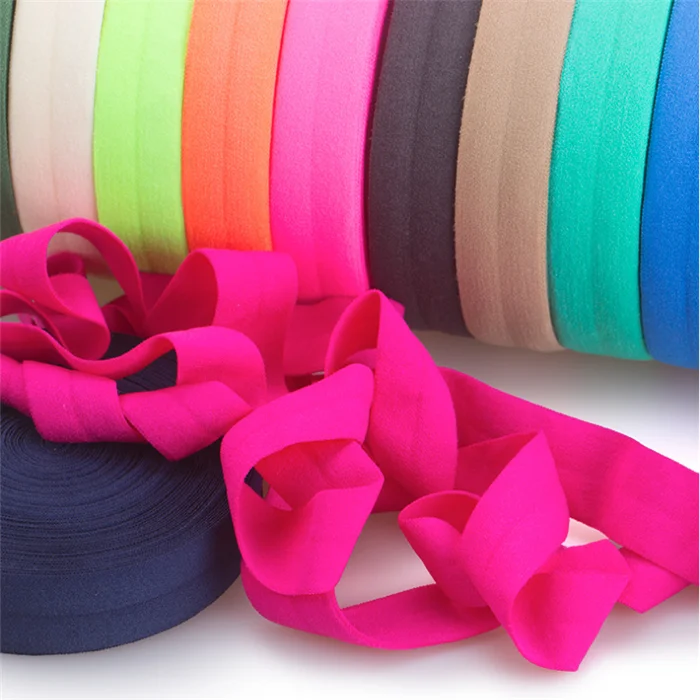 Spot color black and white underwear elastic wrap edge strip elastic belt double fold wrap edge elastic elastic nylon wrap edge