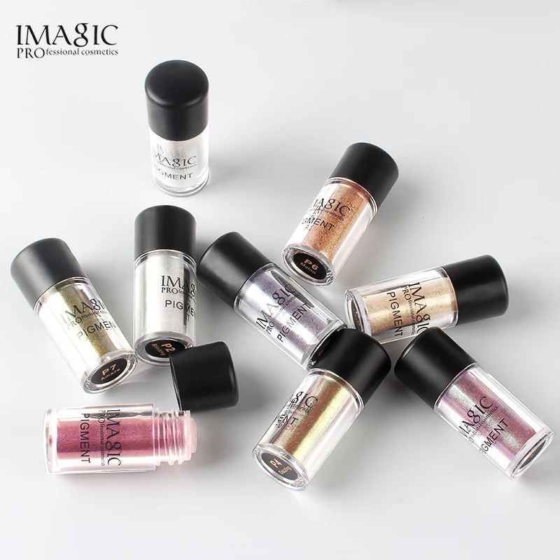 IMAGIC 9 Colors Eyeshadow Powder Long Lasting Bright Waterproof Glitter Eye Shadow Pigment Eyeshadows Makeup
