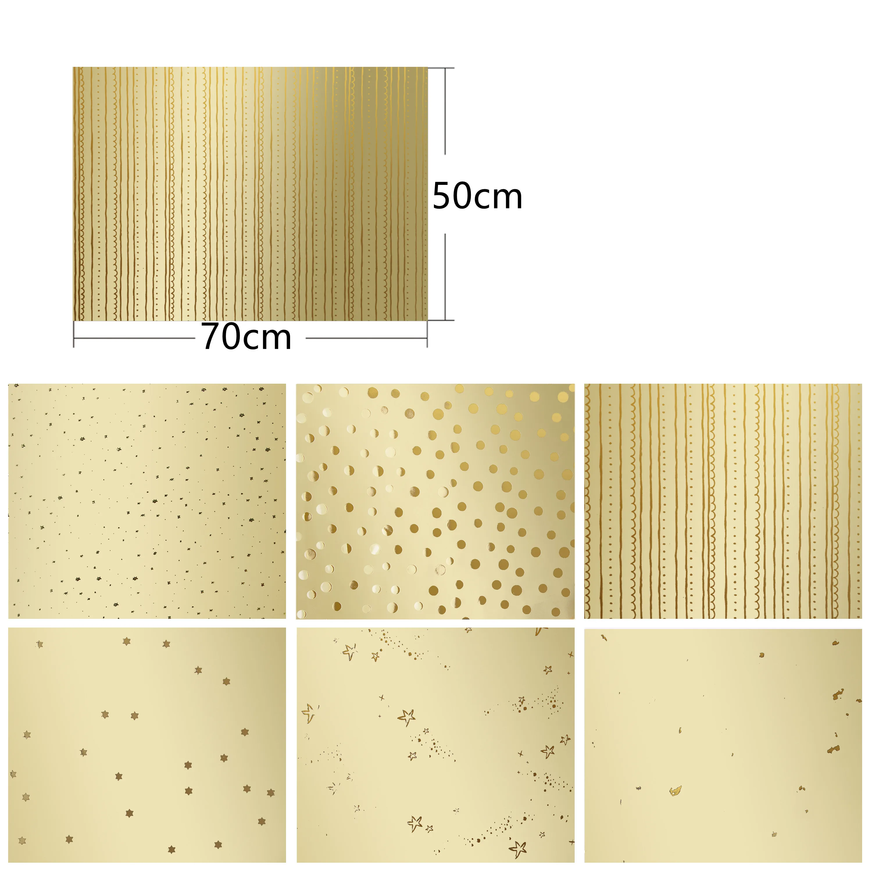 Explosion of promotio flower a4 80gsm  roll  gift custom stamping stone wrapper paper printed packing bouquet wrapping paper set