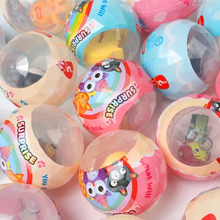 Wholesale gashapon capsule toys custom size plastic capsule balls gashapon toy