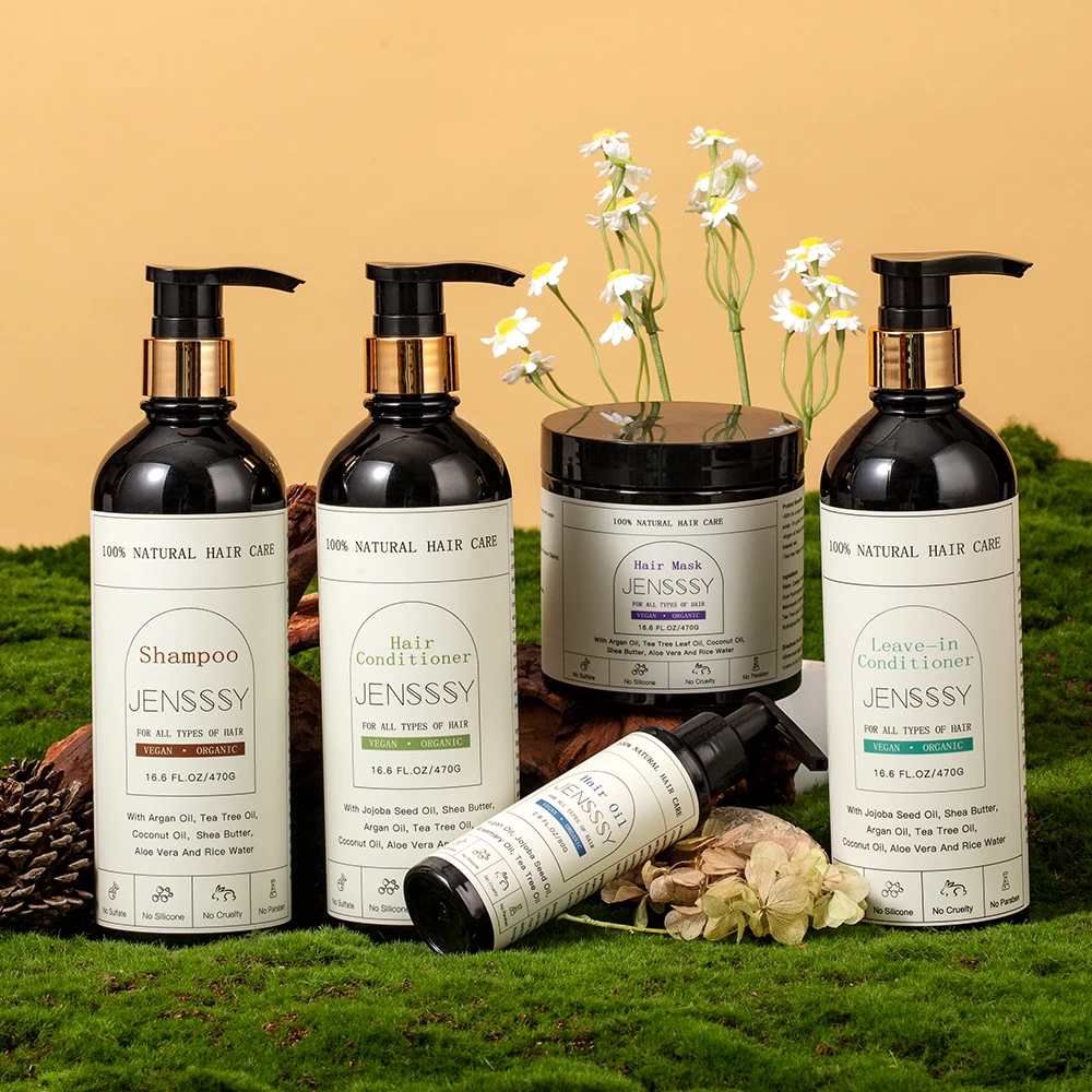 Африканский шампунь и кондиционер на заказ органический натуральный кудряющий авокадо кератин аргановое масло фирменная торговая марка наборы для ухода за волосами