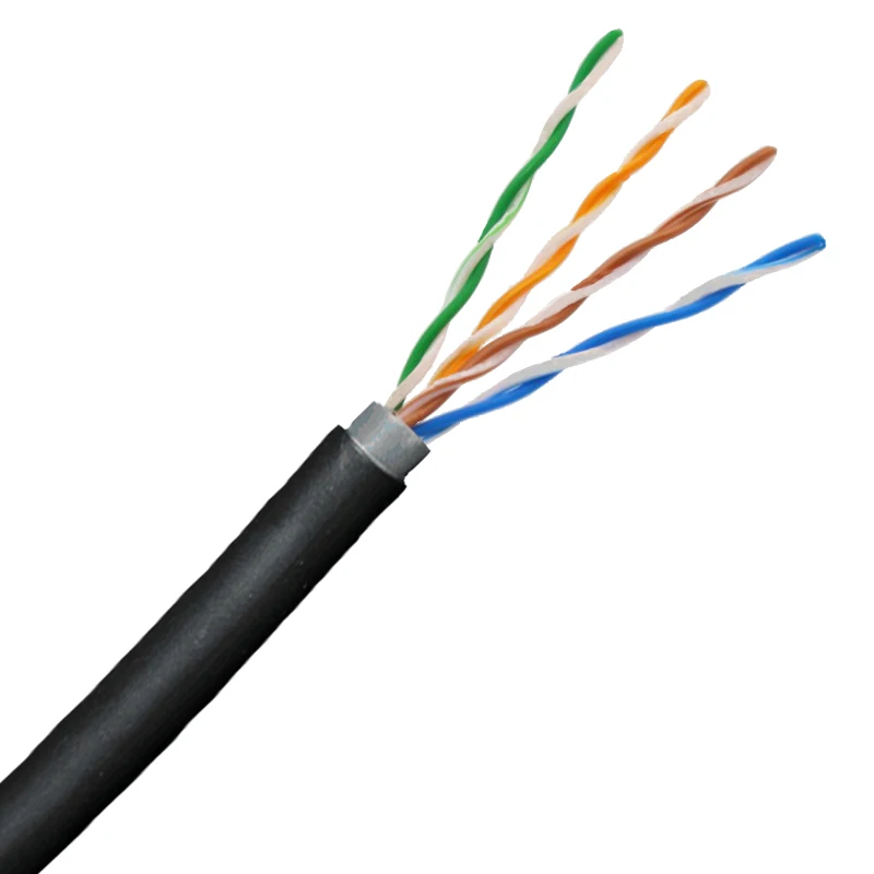 High quality custom outdoor network cable double jacket outdoor cable cat6 utp/ftp/sftp