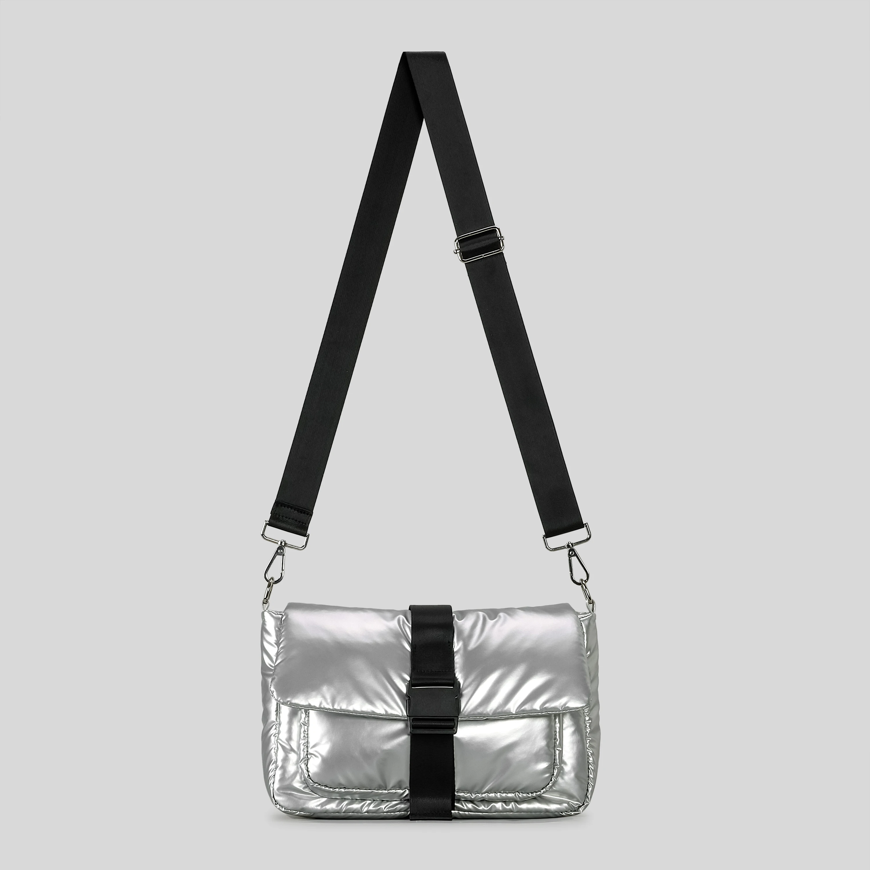 Wholesale large capacity fashion high quality Down cotton shoulder solid soft purse ladies bags women handbags