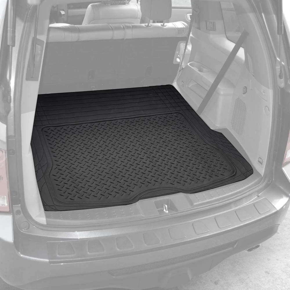 HIGHER Trimmable to Fit for Car, SUV, Van, Trucks Protector Heavy Duty Rubber CAR Trunk Mat Cargo Liner Mat
