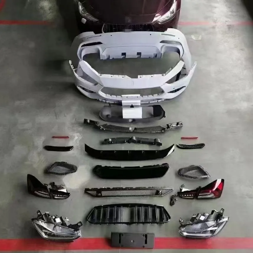 Трофео обвес для 2014-2021 Maserati Ghibli модернизированные передние бамперные решетки заднего бампера Диффузор