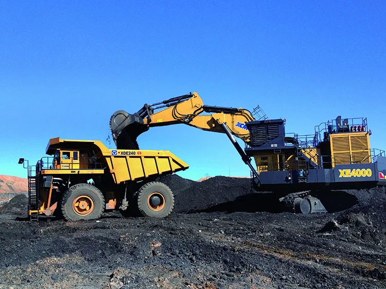  Самосвал XCMG XDE240 для горной промышленности с электроприводом на 240