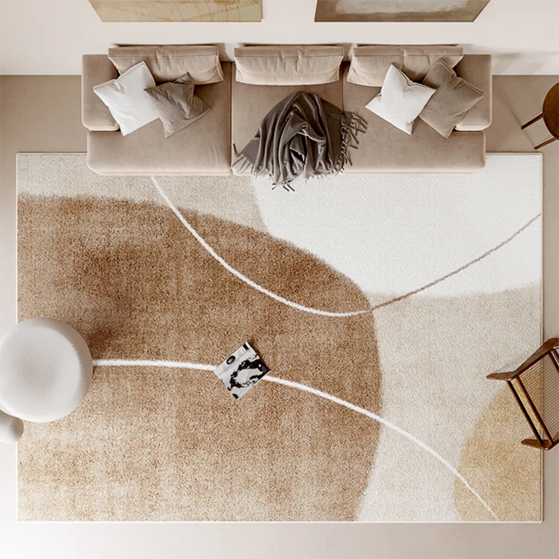 Click Sheepskin Shaggy Area Rug 100 x 150 Luxury Modern Fluffy Wool Purple Rug For Bedroom Living Room Furniture