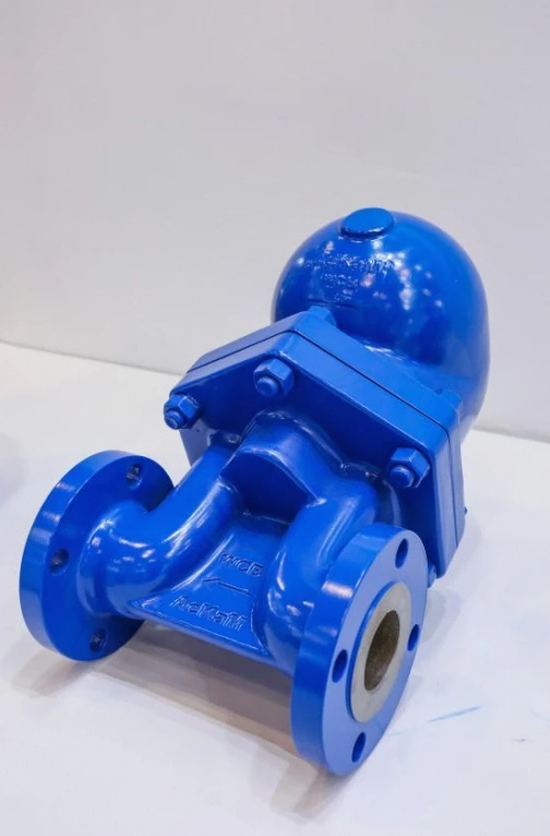 Chinese manufacturer carbon steel AFT type flange end double seat lever ball float steam trap valve