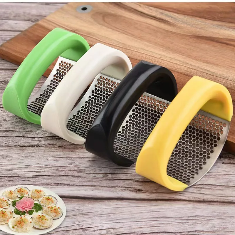 2022 2023 hot selling  Food Grade Stainless Steel Garlic Crusher Vegetable Kitchen Accessories Tools garlic presses