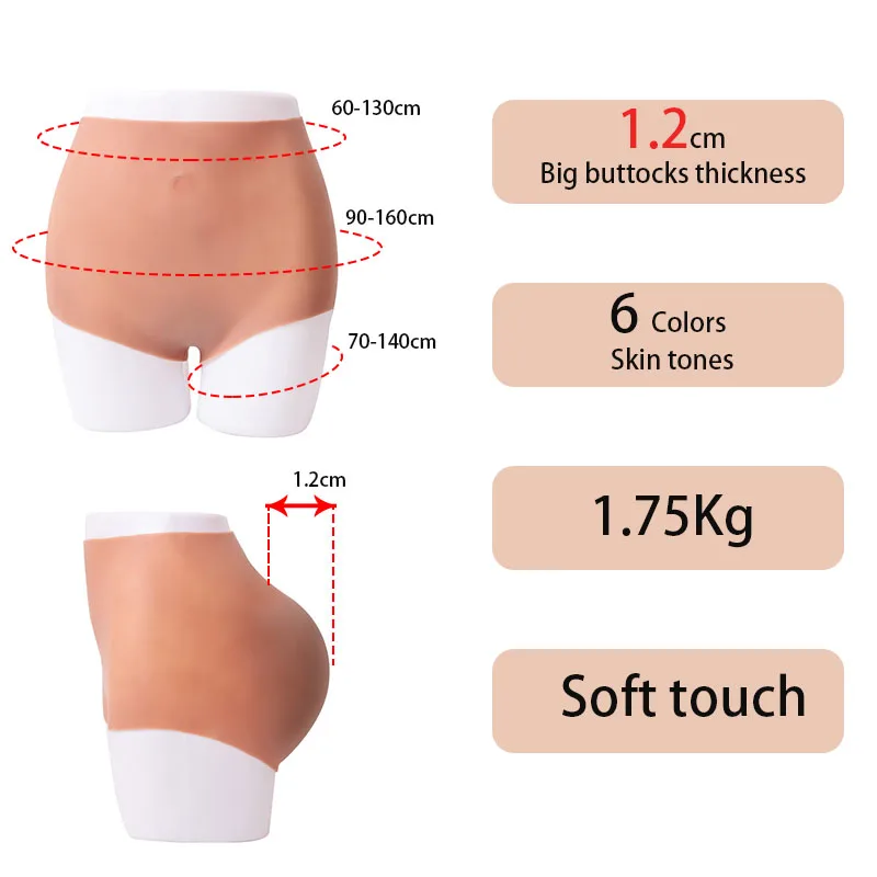 2024 Triangle Silicone Slimming Tummy Control Panties Big buttock pants Enhancement padded Hip Shaper Silicone Butt Panty