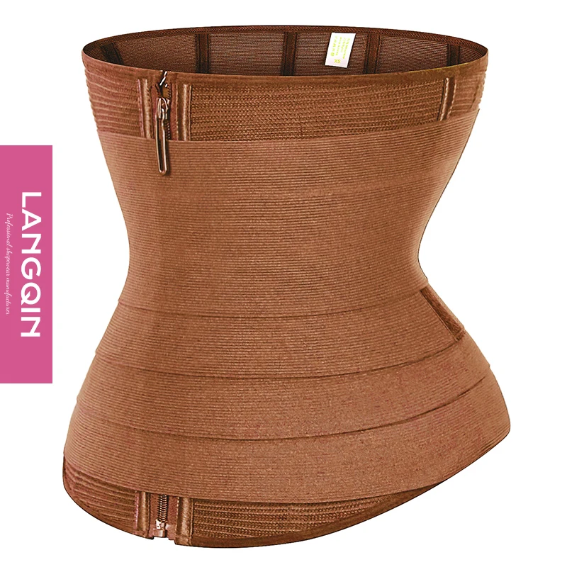 Postpartum Support Flat Tummy Bandage Slimming Stomach Belly Wrap Band Trimmer Body Shaper Waist Trainer Belt Corset For Women